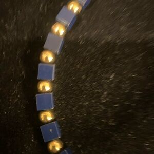 Napier Blue and Gold Beaded Jewelry